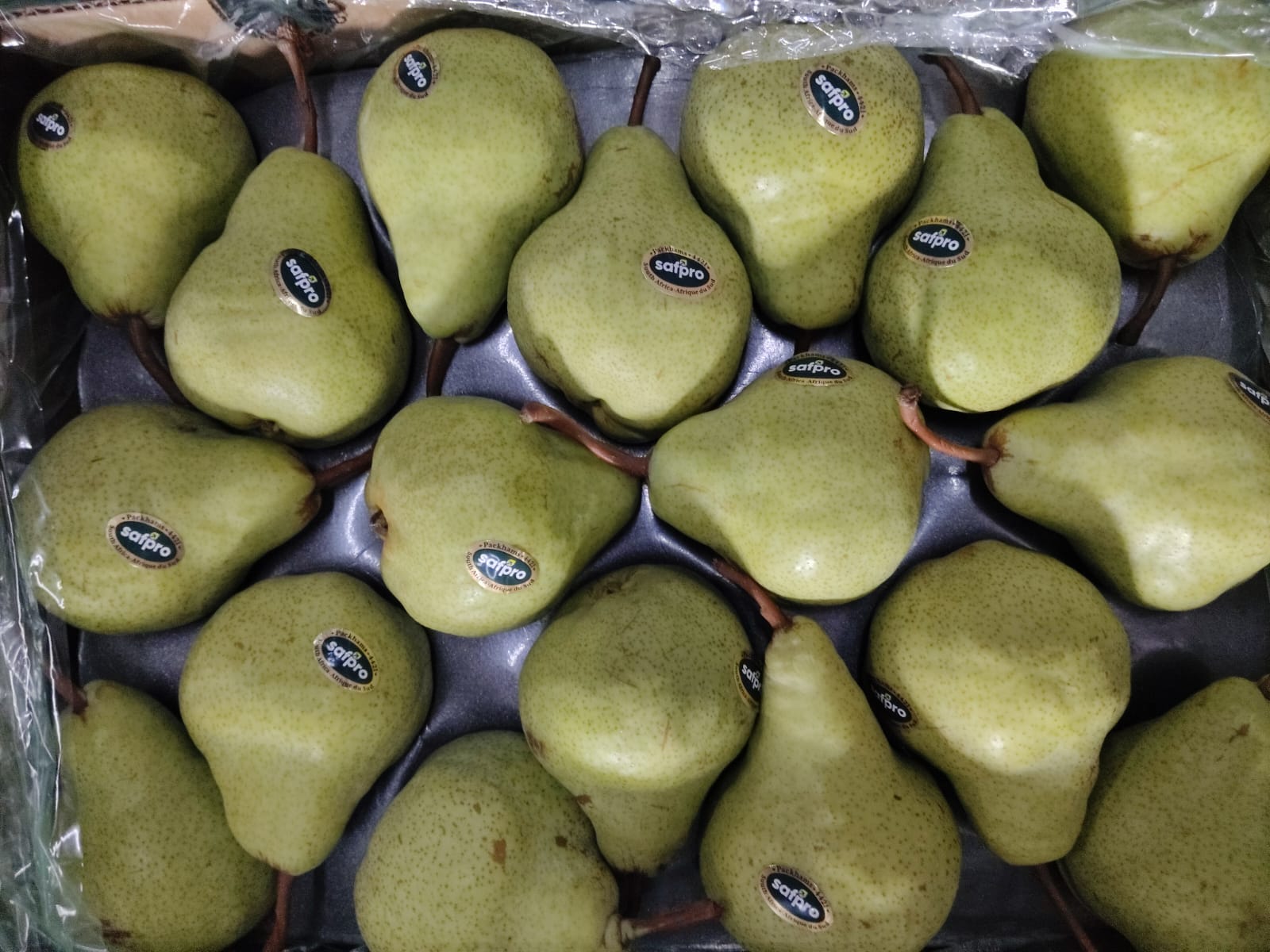 Pear packham South Africa 12.5 Kg 70 Count Safro